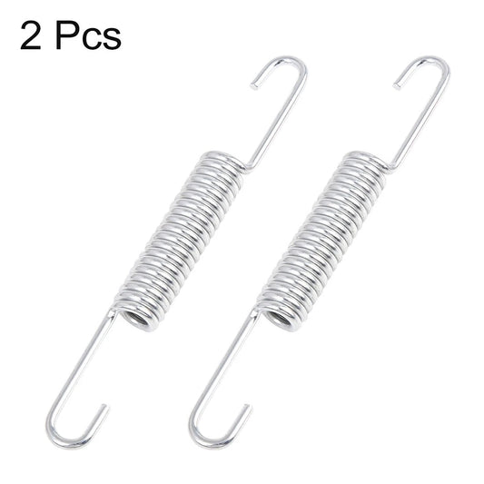11.5cm Length 2 x Motorcycle Side Bracket Kickstand Return Spring for TVS Star