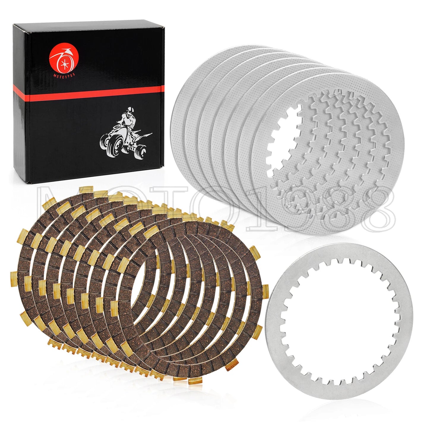 Clutch Friction Plates Kit w/Gasket for YAMAHA XVS1100 V-Star (1999–2009)