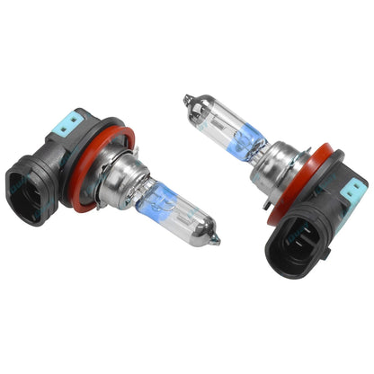 H11 Ultra +170% Bright White Halogen Light Globes for Various Makes & Models