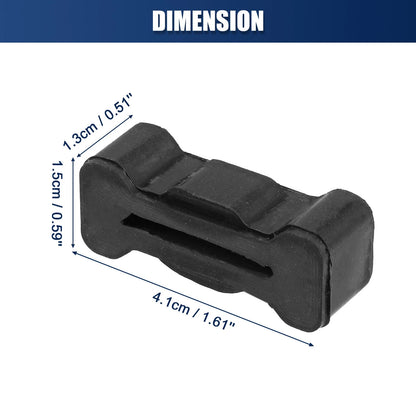 1 x Pair Latch Bumpers for Chevrolet S10 GMC Sonoma 15726082 Rubber Black