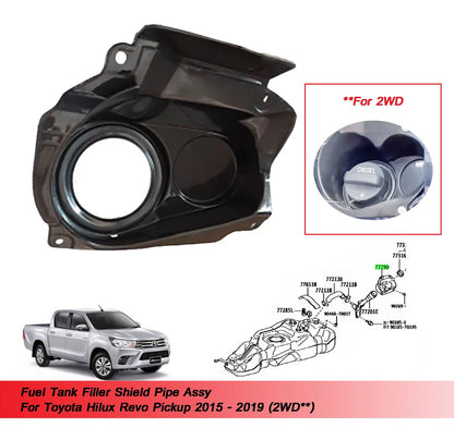 Fuel Tank Filler Shield for Toyota Hilux Revo (2015-2019)