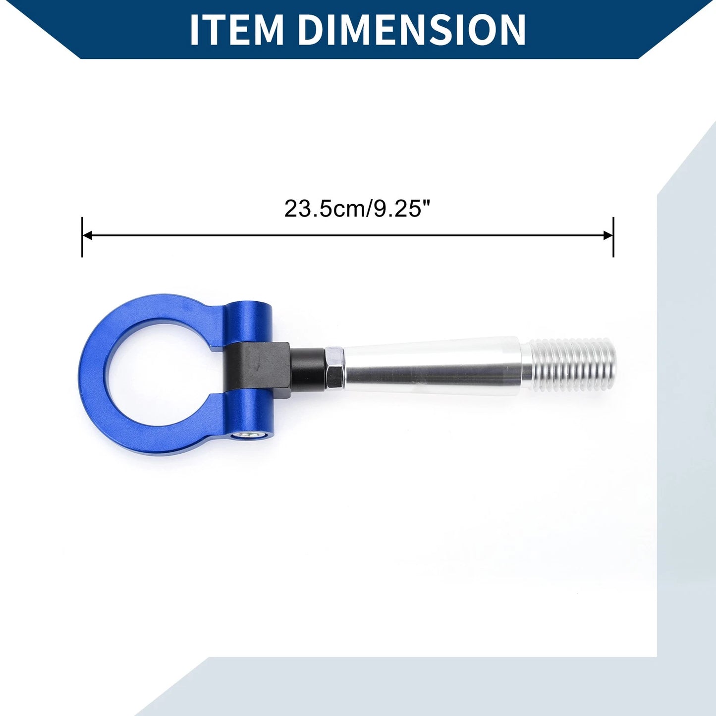 Tow Hook Ring 23.5cm for Mitsubishi Lancer Evolution  - Blue