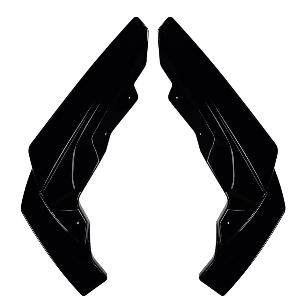 Glossy Black Rear Bumper Side Spoiler Lip for BMW 2 Series M2 (2023-2024)
