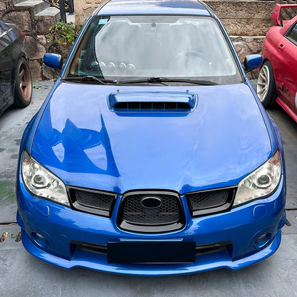 Gloss Black Front Grill Frame Trim Cover for Subaru Impreza WRX STI (2006–2007)