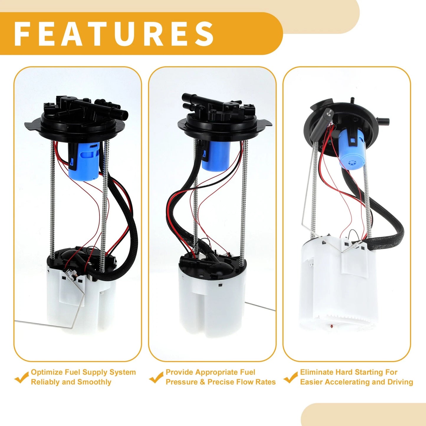 Electric Fuel Pump Assembly for Chevy Silverado 1500 (2009 - 2013)