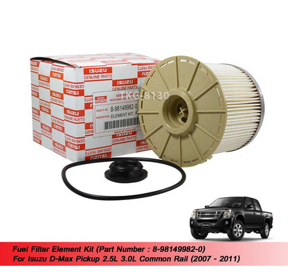 Fuel Filter Element Kit for Isuzu Dmax 2.5 3.0 (2007-2011)
