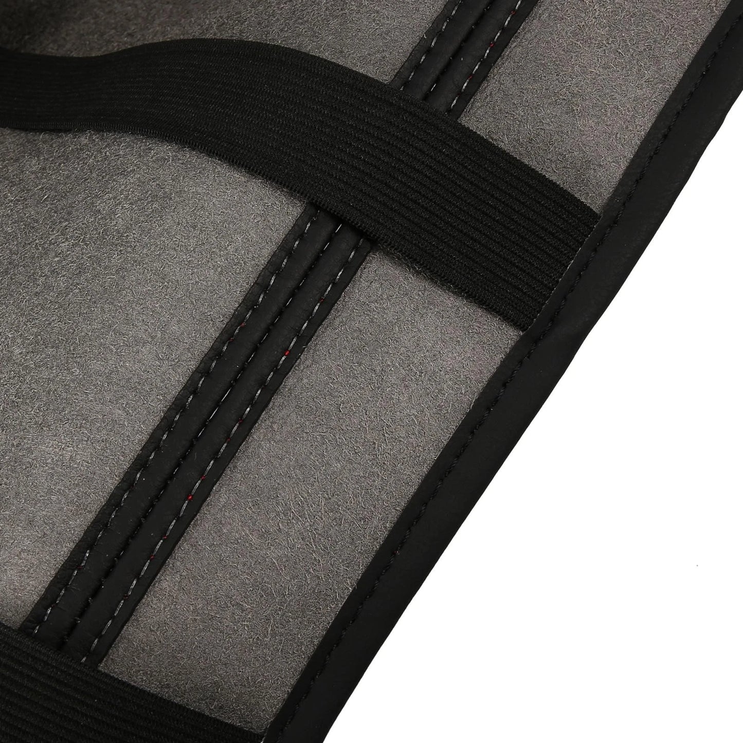 Black PU Leather Armrest Cover for Toyota RAV4 (2019-2022)