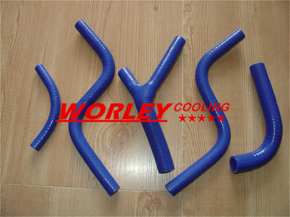 BLUE silicone radiator hose kit for HONDA CR125R (1987-1988)