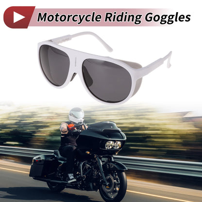1 x Motorcycle Goggles Deep Gray Lens Frame Tri-acetel Cellulose for Motorcycle