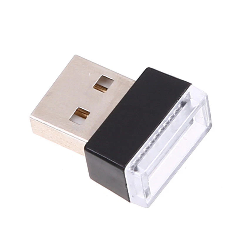 Purple USB LED Car Interior Light Ambient Lamp for Universal Use