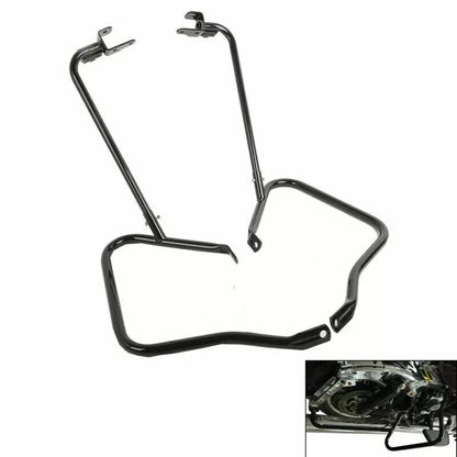 Black Saddlebag Luggage Bracket Guard for Harley Road Glide (2014-2023)