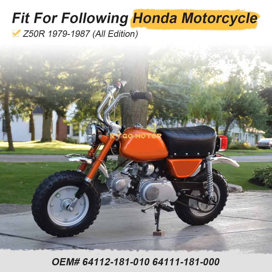Front Plate Clips & Bands for Honda Z50 Z 50 Z50R (1979–1987)