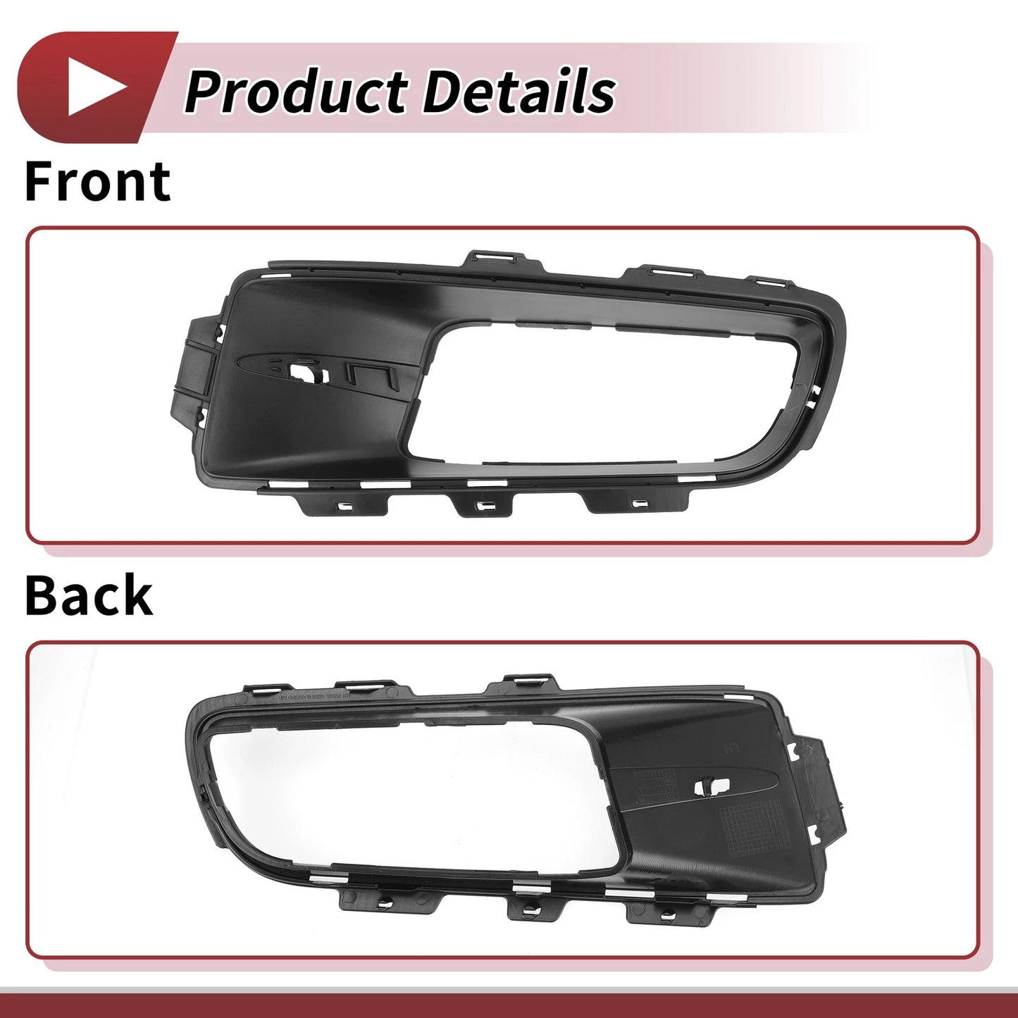 Front Left Fog Light Grill for BMW X5 2007-2010 (2007-2010)