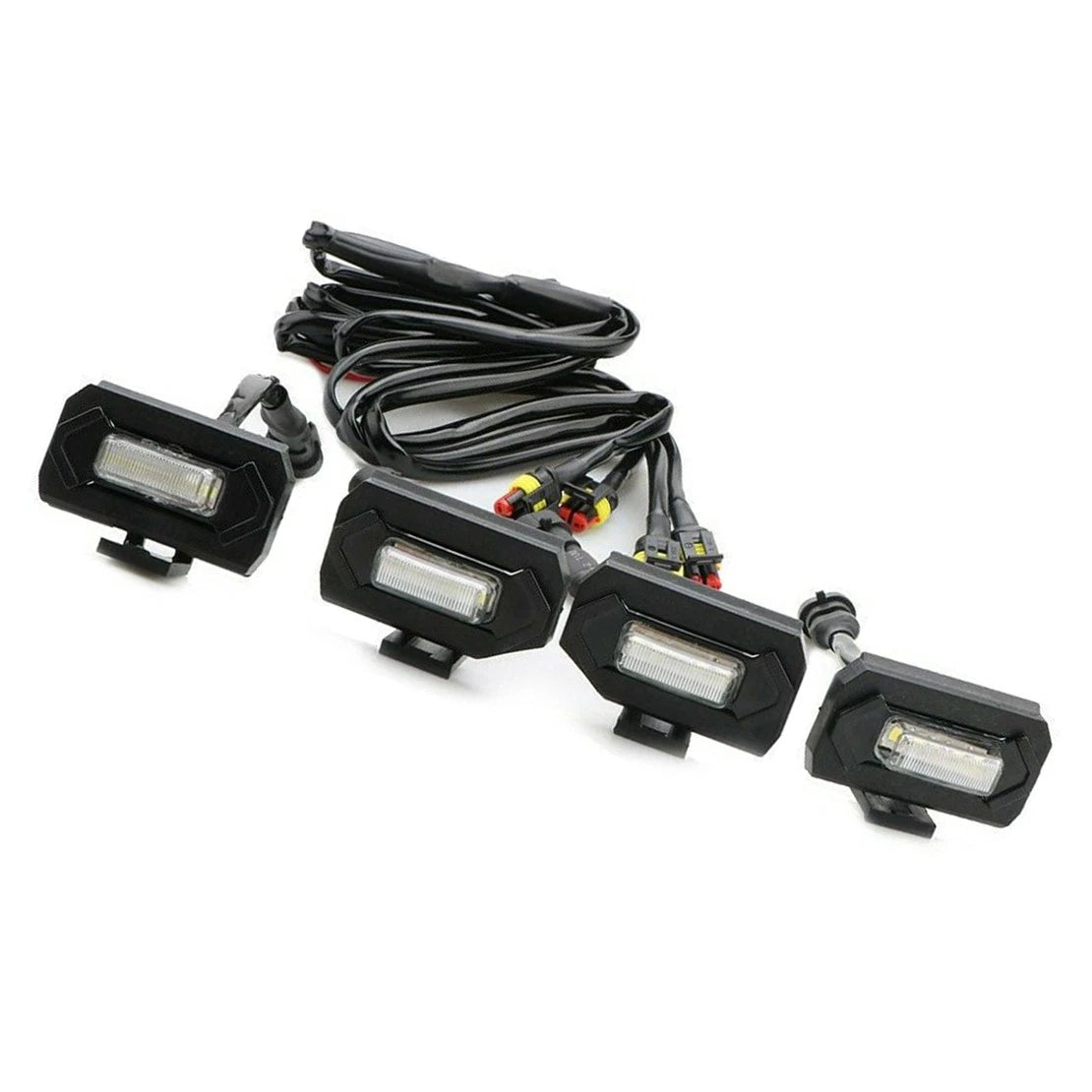 4x LED Grille Lights Transparent Lens for Toyota Tacoma (2020-2021)