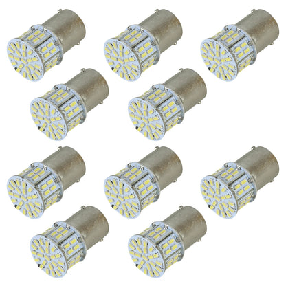 10 x 1156 BA15S P21 LED White Brake/Turn/Tail/Reverse Light Bulbs for Car
