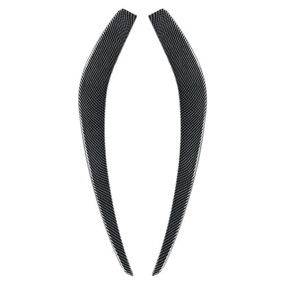 Carbon Fiber Black Front Bumper Side Air Vent Trims for Benz A Class (13-15)
