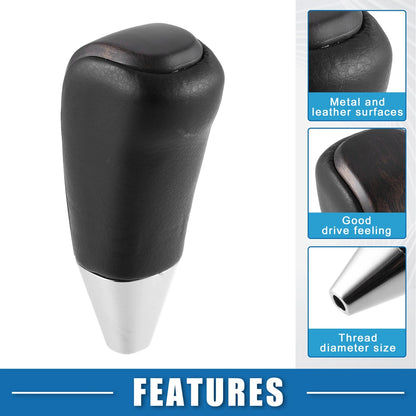 Gear Shift Knob Shifter for Toyota Land Cruiser Gold Tone Black