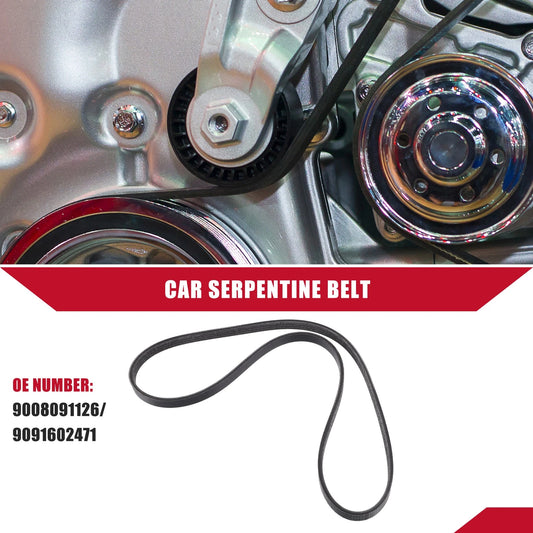 2 x Serpentine Belt for Toyota Paseo (1992–1992)