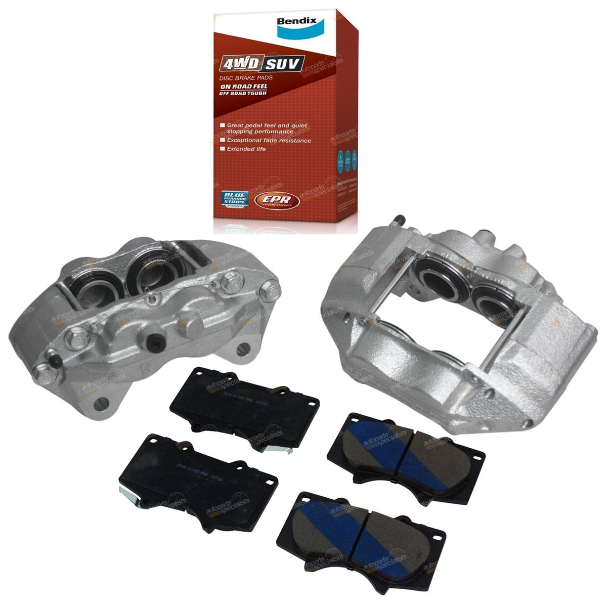 Front Brake Caliper & Disc Pad Set for Hilux GGN25/KUN25/KUN26/TGN26 (2005–2011)