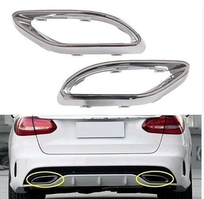 2 x Bumper Trim Chrome LH+RH for Mercedes-Benz (2018–2022)