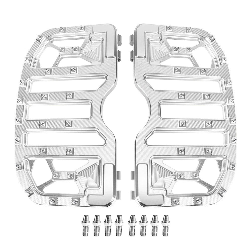 Front Driver Floorboards Foot Pegs for Harley Touring Street Glide (84-17)