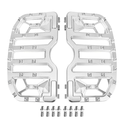 Front Driver Floorboards Foot Pegs for Harley Touring Street Glide (84-17)
