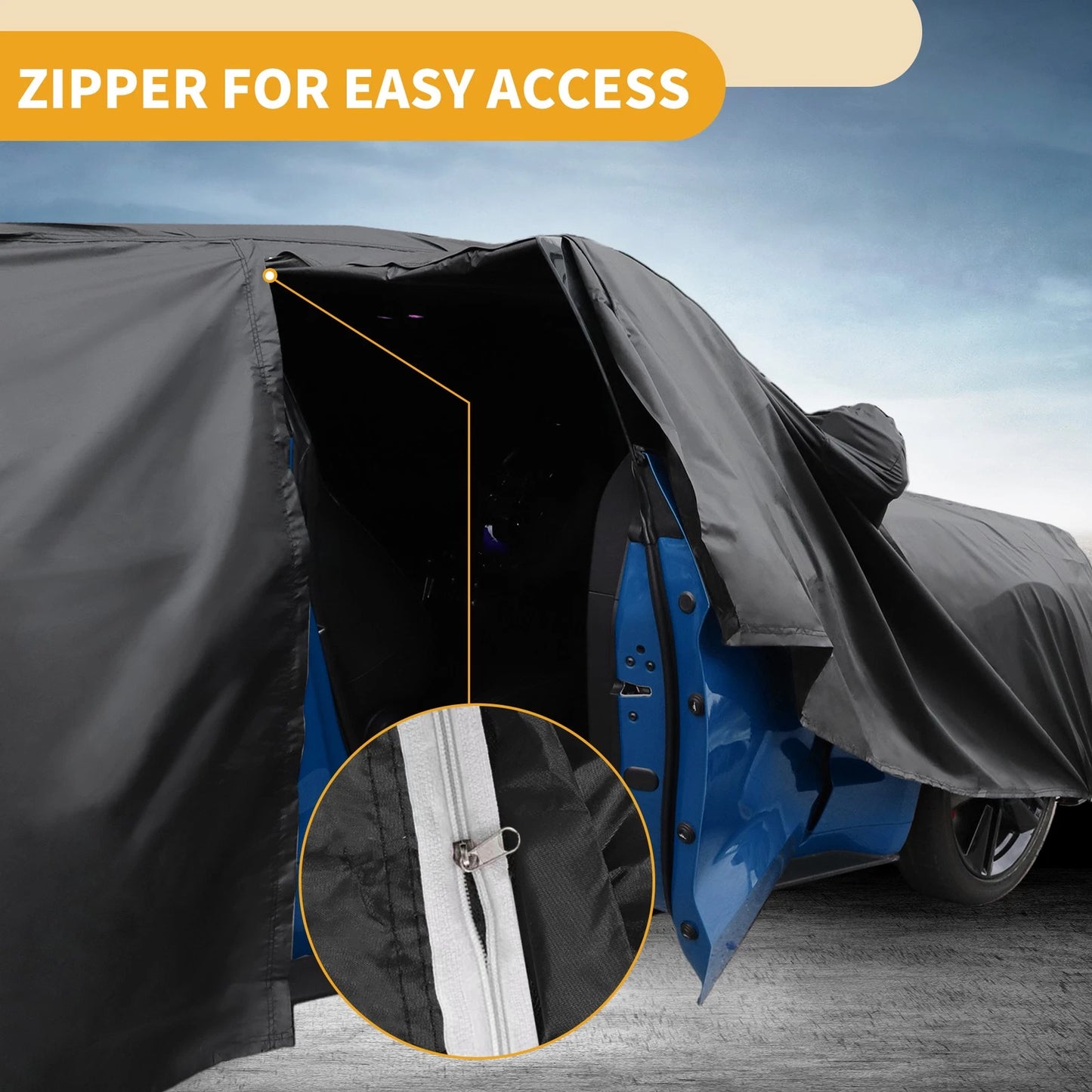 Waterproof Car Cover for Nissan Juke 2011-2013 Black Aluminum Film