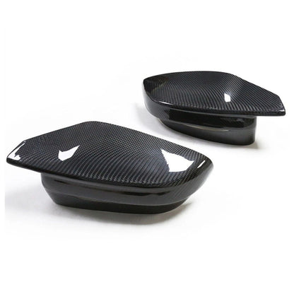 Dry Carbon Fiber Rear Side Mirror Covers for BMW M3 M4 G80 G82 G83 (2021-2023)