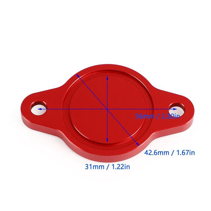 Oil Filter Cover - Red for Ducati Monster (696-1200)
