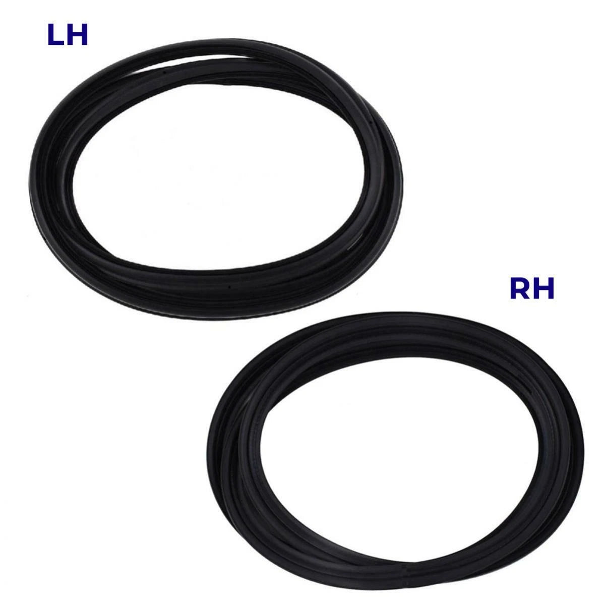 Pair Door Trim Rubber Fits Mazda Fighter B2200 Ford Ranger 2D Piackup 1999-06