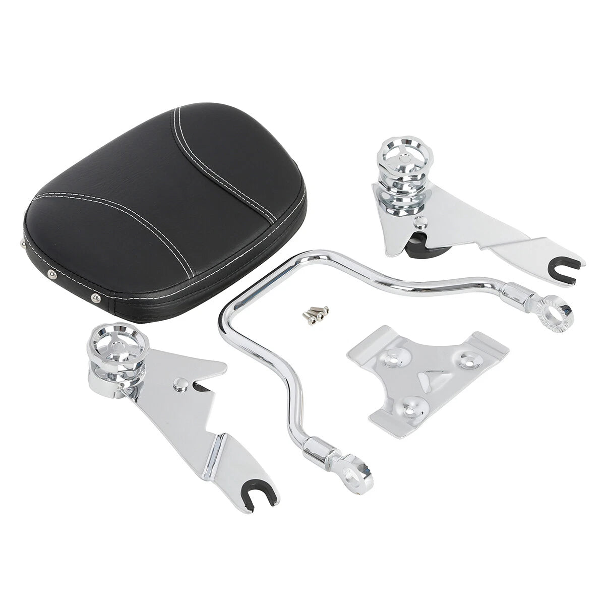 Adjustable Detachable Backrest Pad Sissy Bar for Harley Road King (2009 - 2024)