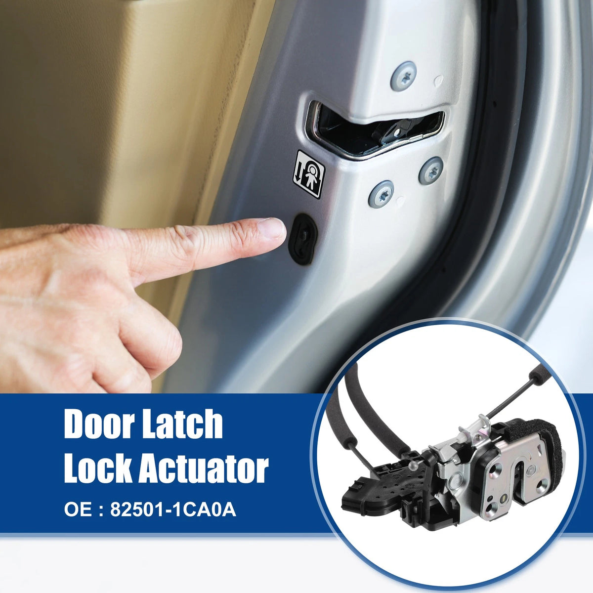 Rear Left Door Lock Latch Actuator for Infiniti QX70 (2014 - 2017)