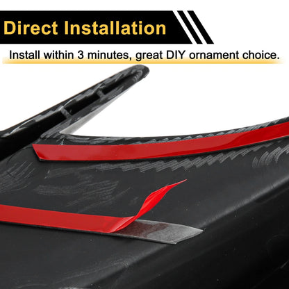 Rear Bumper Spoiler for BMW 3 Series G20 330i 330e M340i Gloss Black ABS