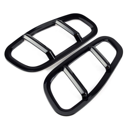 Black Front Fender Light Lamp Cover Trim for Jeep Renegade (2015-2023)