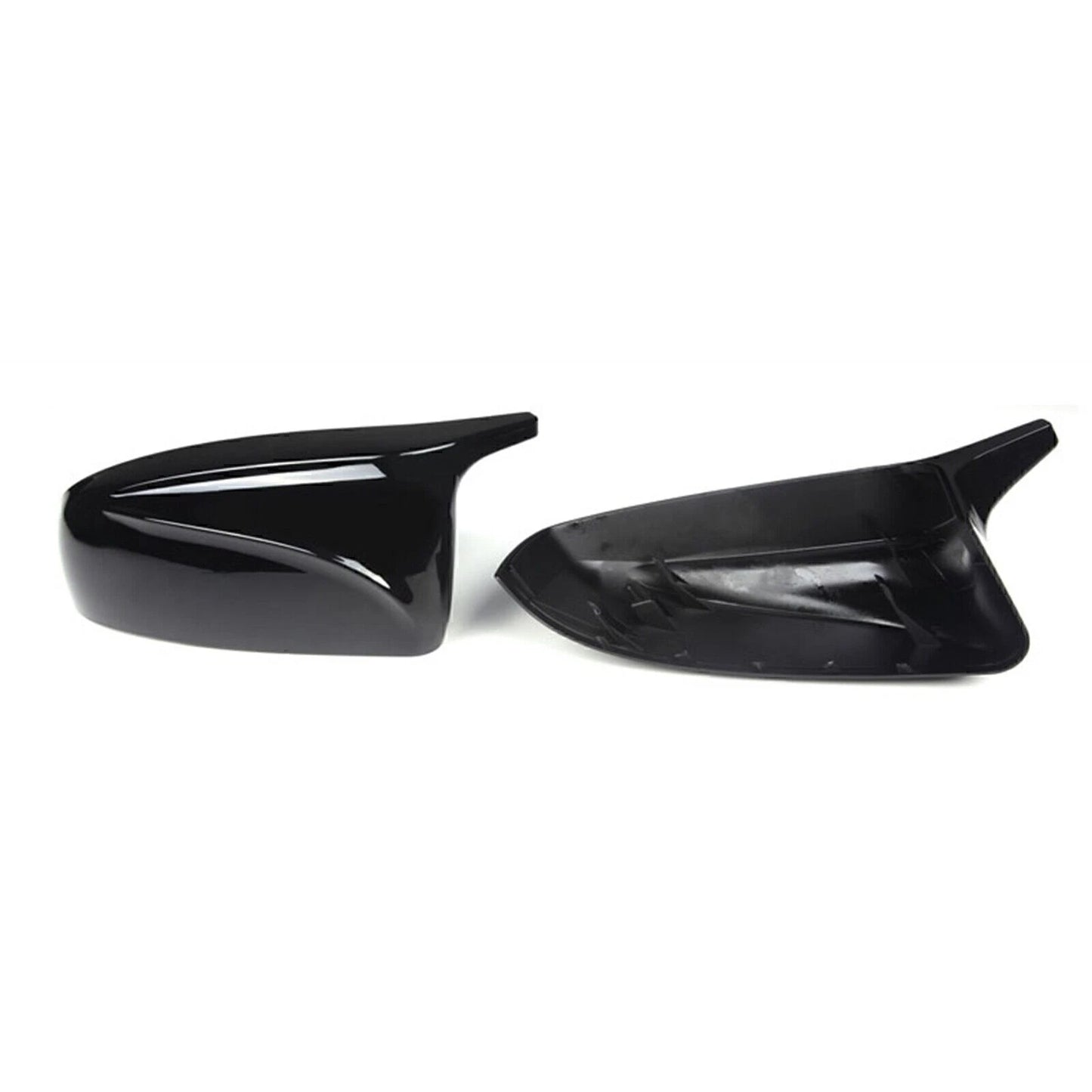 2 x Black Rear Side Mirror Covers for BMW E70 E71 X5 X6 (2007-2013)