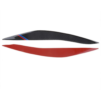 Carbon Fiber Headlight Eyebrow Cover Trim for BMW 5 Series F10 (2010-2013)
