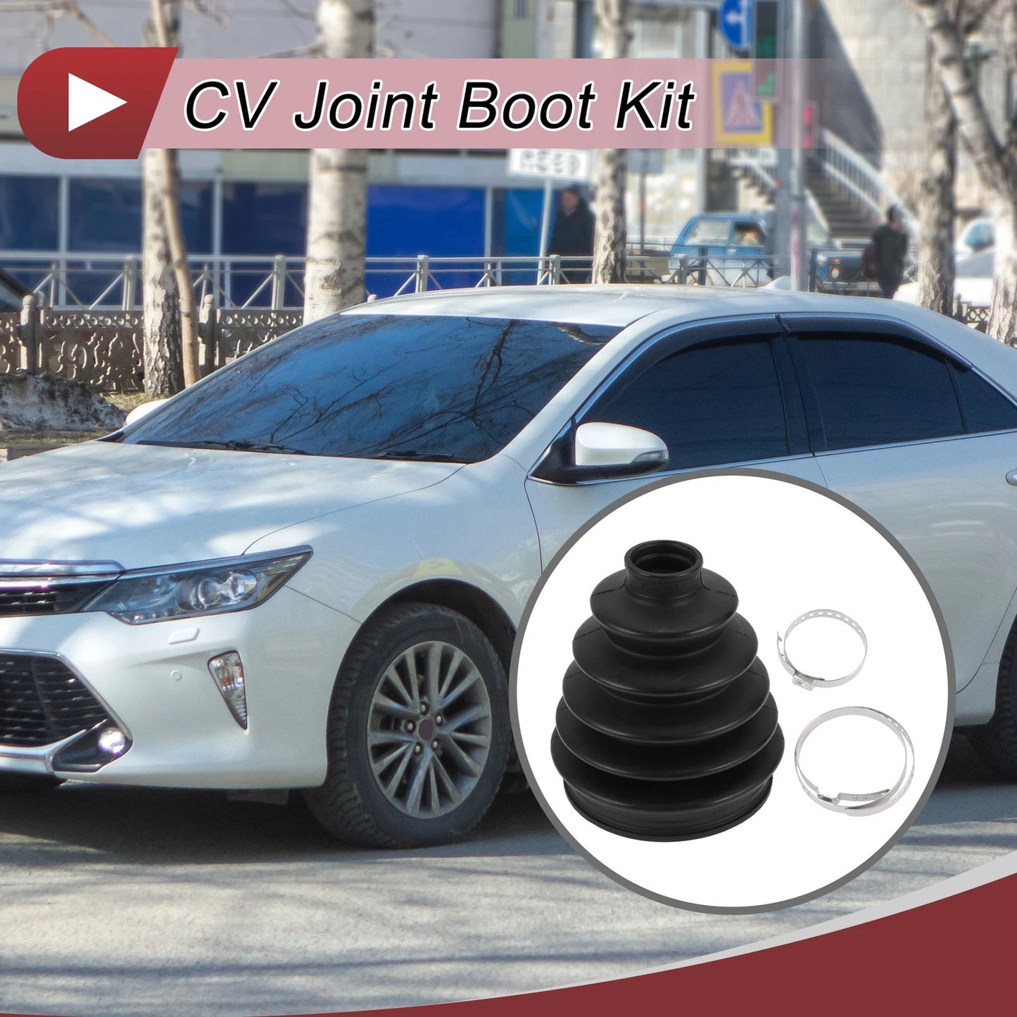 Outer CV Joint Boot with Clamps for Toyota Camry (2007–2009)