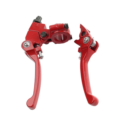 Red Brake Clutch Levers for Dirt Bike 50cc 125cc 22mm 7/8" Handlebar