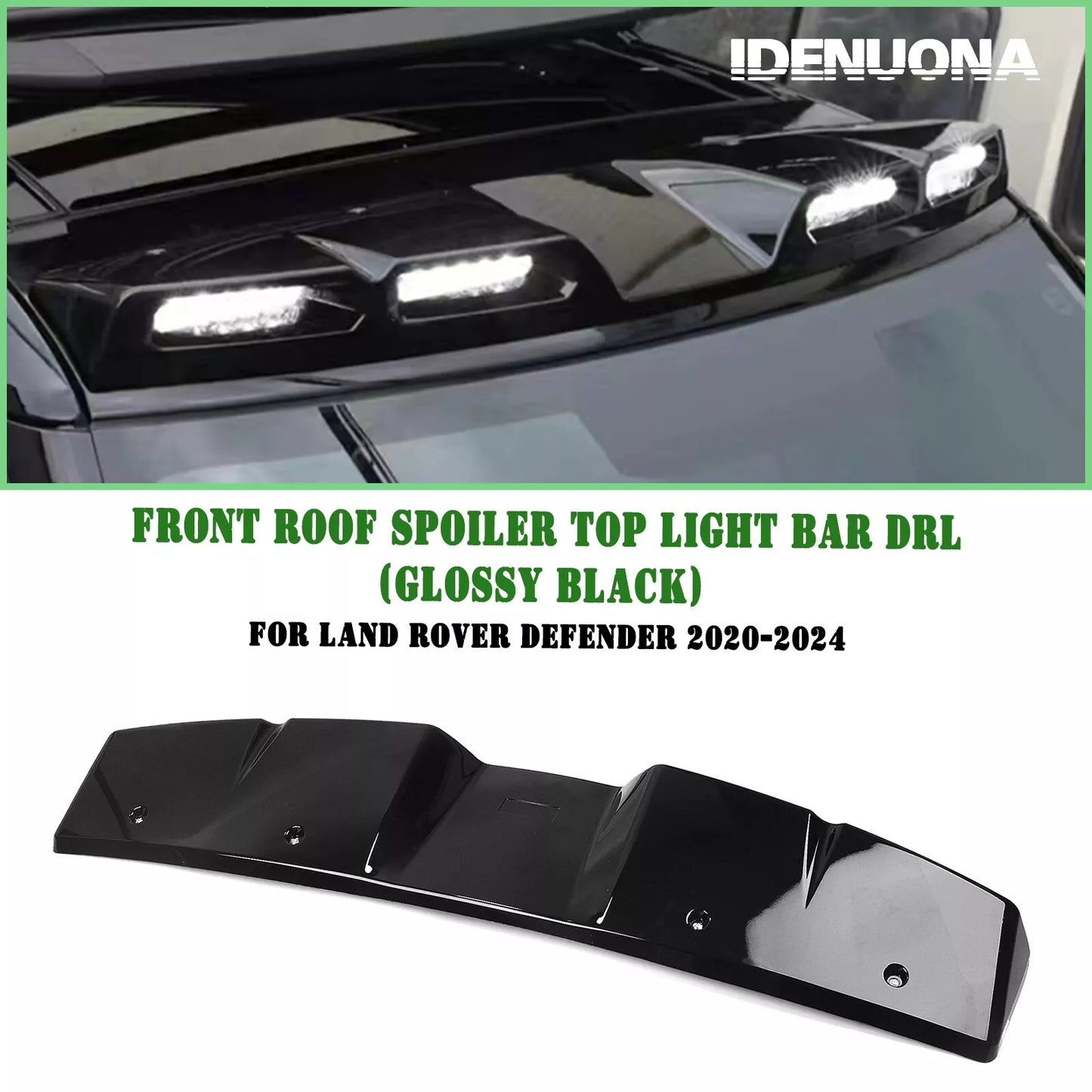 4 x Front Top Light Bar for Land Rover Defender 90 110 (2020-2025)