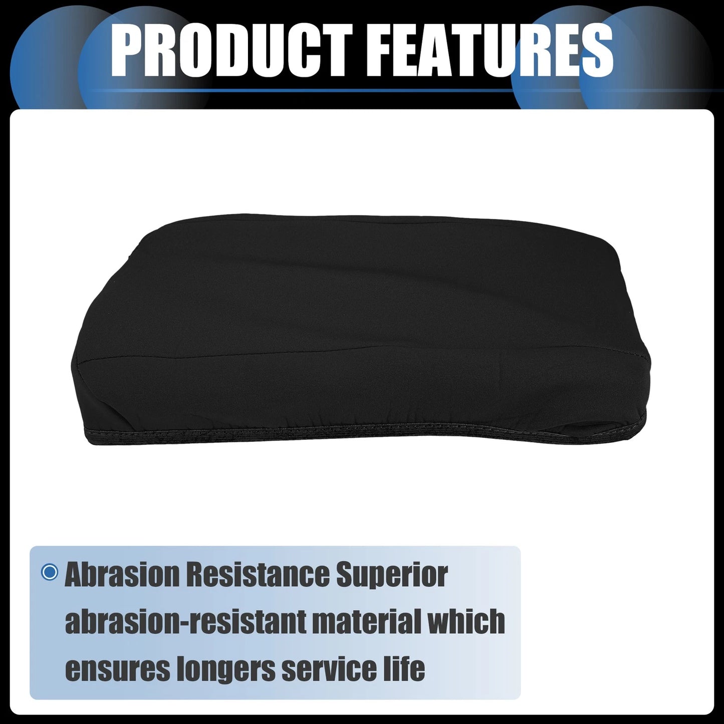 Armrest Protector Cover Pad for Hyundai Santa Fe (2019-2020) Neoprene Black