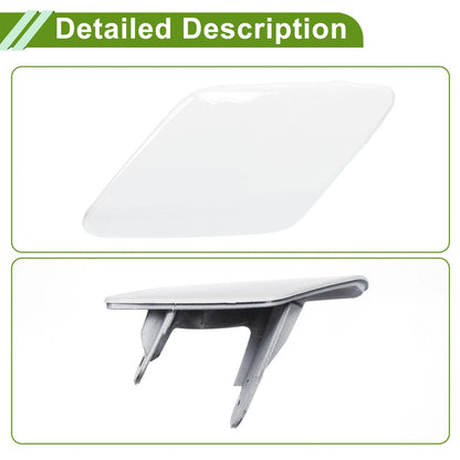Front Left Washer Nozzle Cover Cap for White BMW 428i (2014 - 2016)