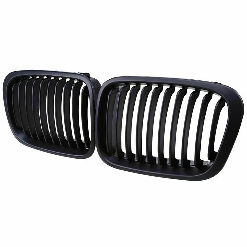 Matte Black Kidney Grille for BMW E46 320i 323i 325i 328i 330i (1998-2001)