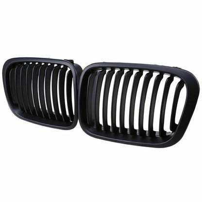 Matte Black Kidney Grille for BMW E46 320i 323i 325i 328i 330i (1998-2001)