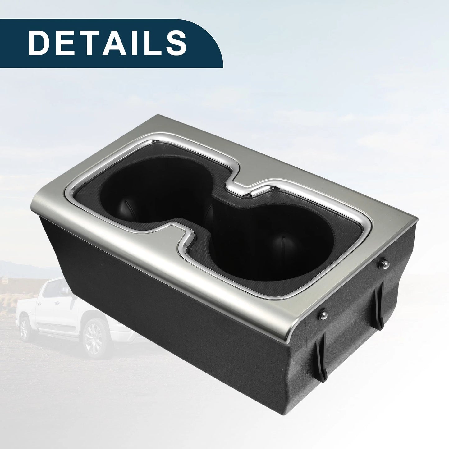 Cup Holder for GMC Sierra 1500 Instrument Panel Drink Holder Black