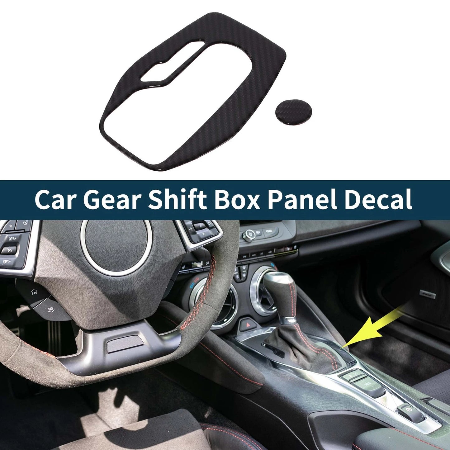Gear Shift Box Panel Decal for Chevrolet Camaro ZL1 (2016-2023)
