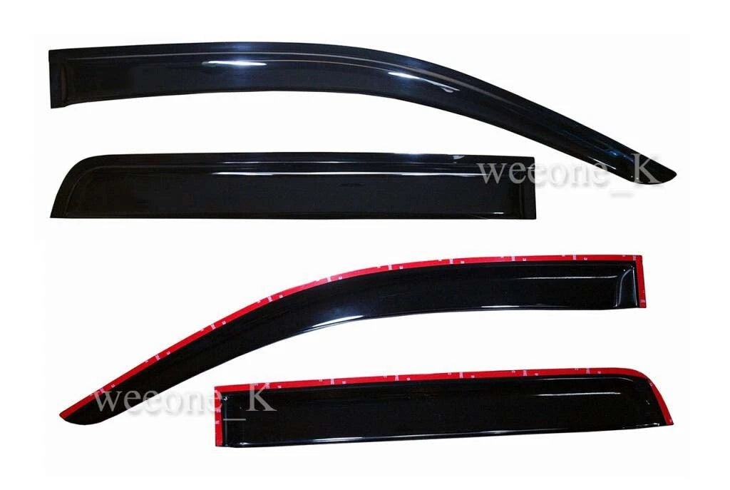 4 Door Wind Shield Air Guard for Isuzu D-Max (2012-2015)