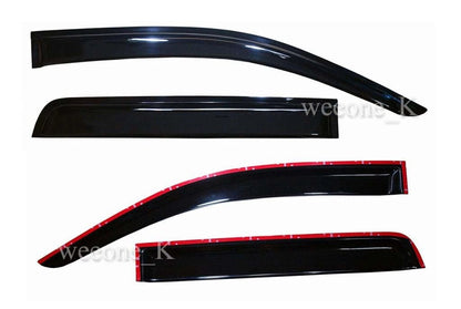 4 Door Wind Shield Air Guard for Isuzu D-Max (2012-2015)