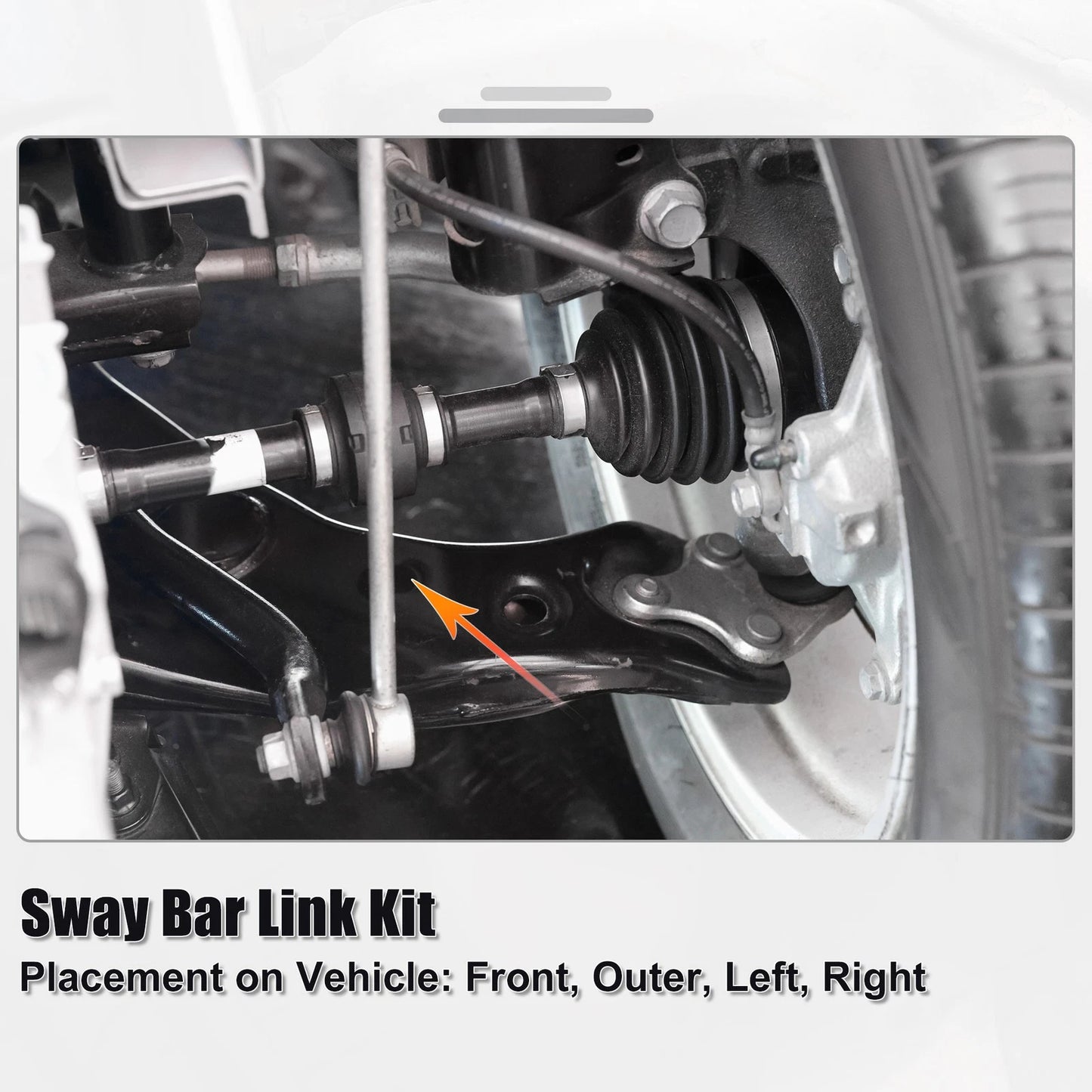 Front Sway Bar Links & Outer Tie Rod End for Mazda 3 (2004-2013)