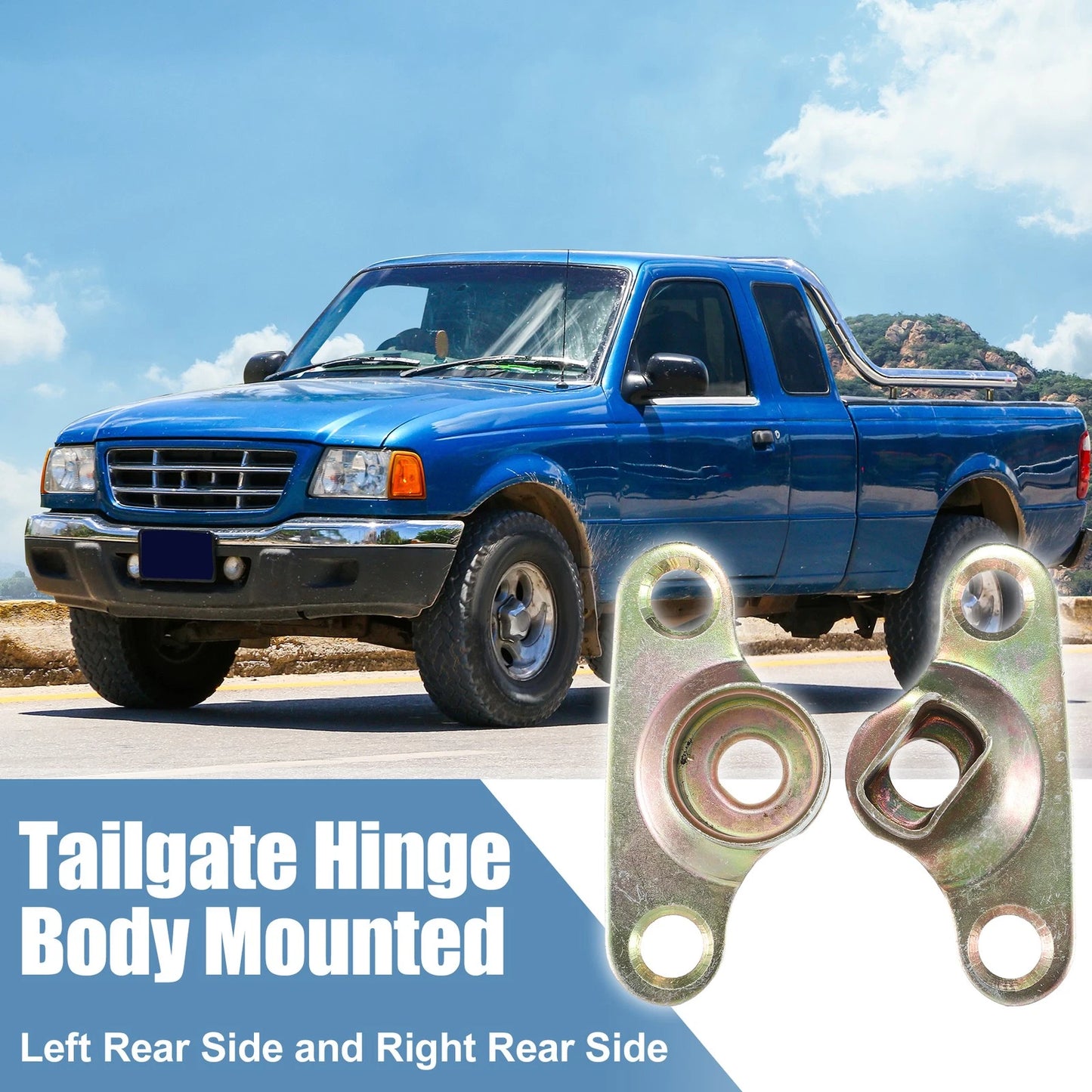 Tailgate Hinge Roller Pivot for Ford F-150 (1997-2003) - 2 x Left & Right
