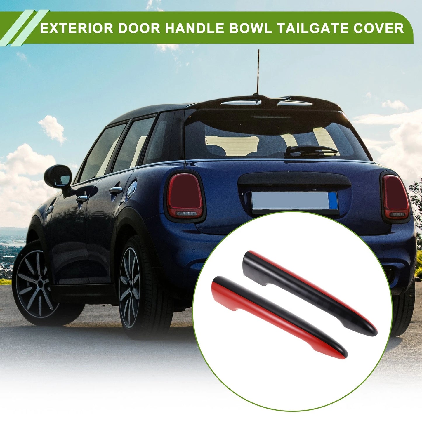 Rear Trunk Tailgate Handle Cover for BMW Mini Cooper F54 Clubman (2016-2023)